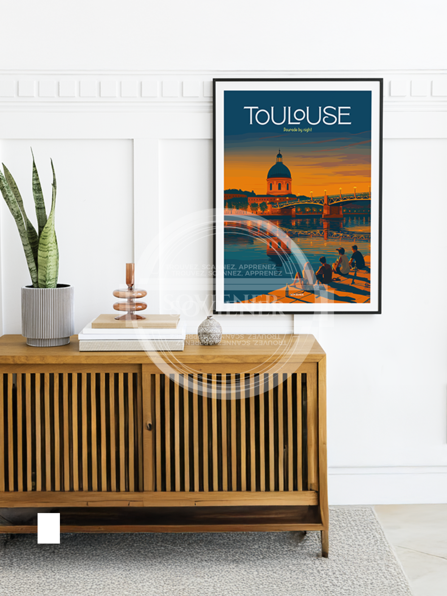 Affiche Toulouse "Daurade by night"