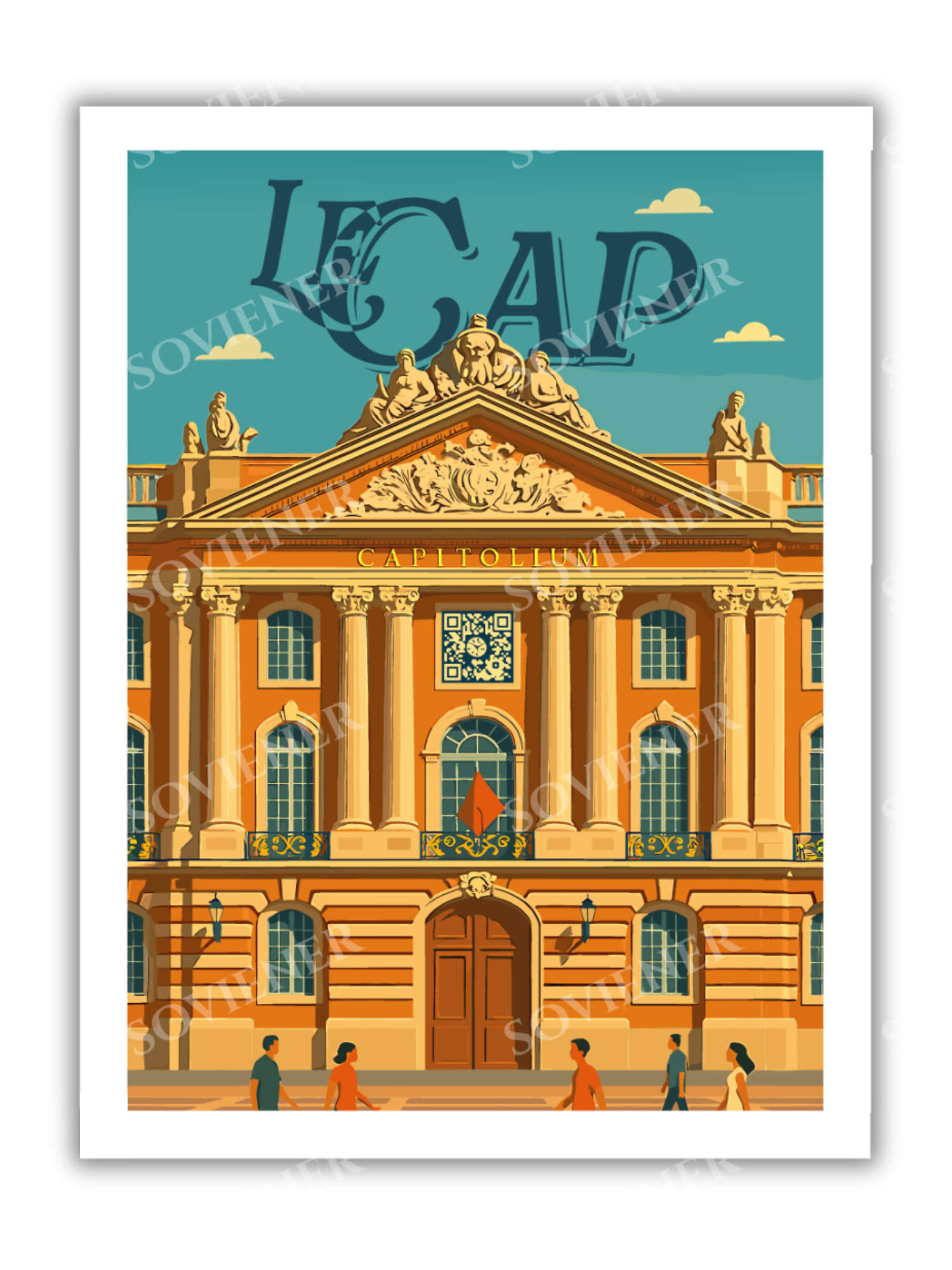 Affiche Toulouse "Le Cap"