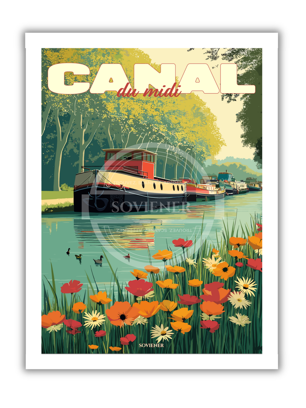 Affiche Canal du midi