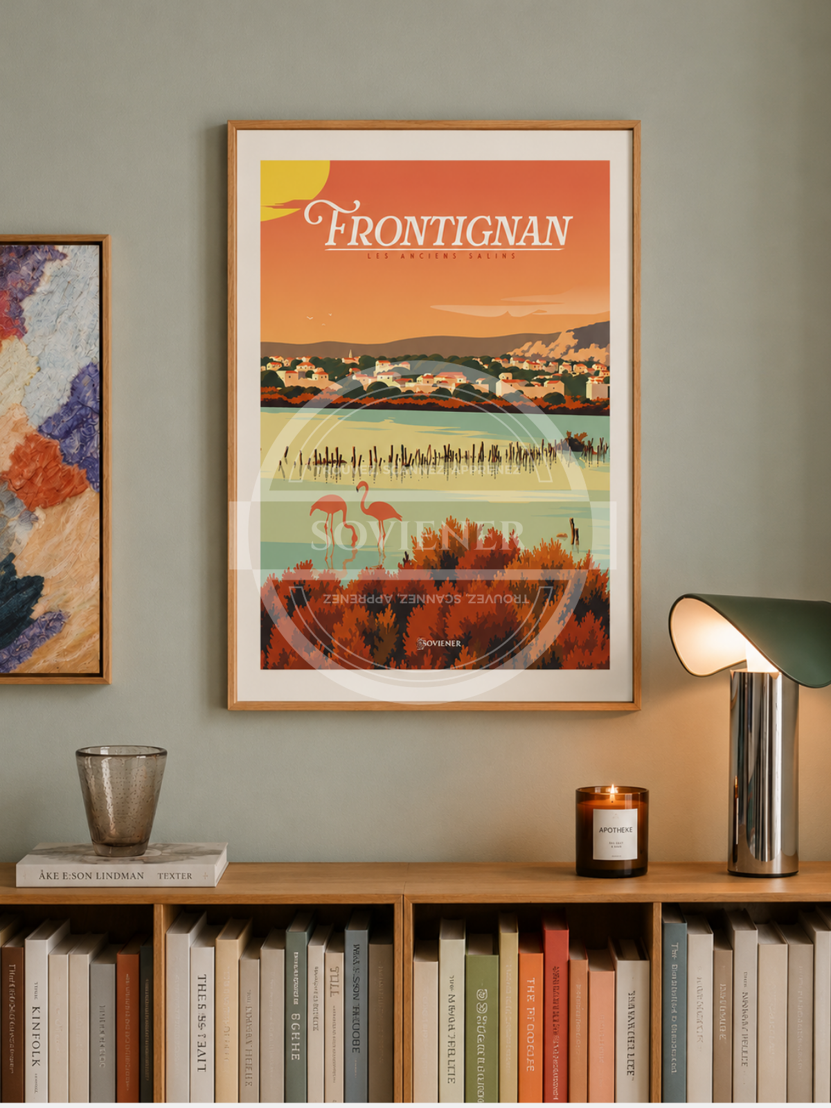 Affiche Frontignan “Les anciens salins“