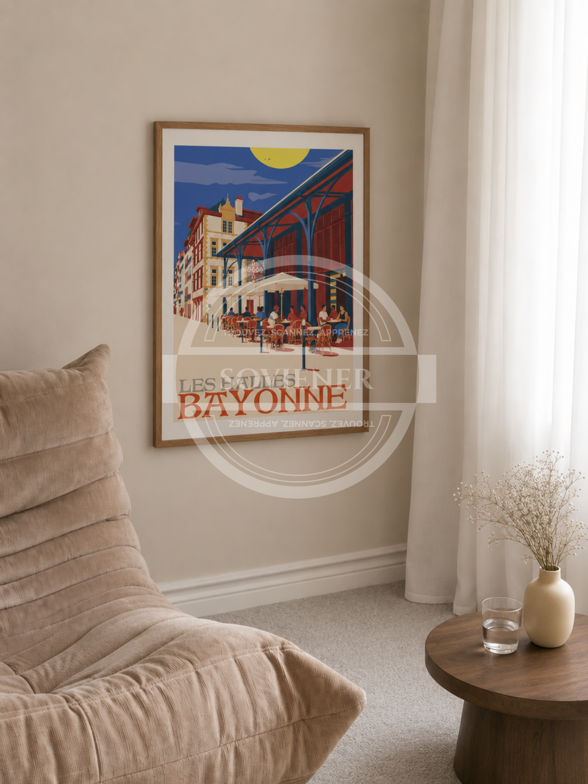 Affiche Bayonne “Les Halles“