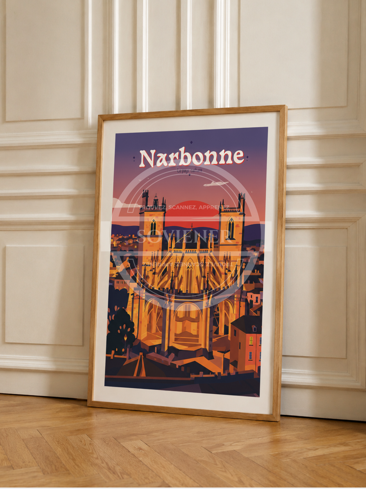 Affiche Narbonne “Le pays Cathare“