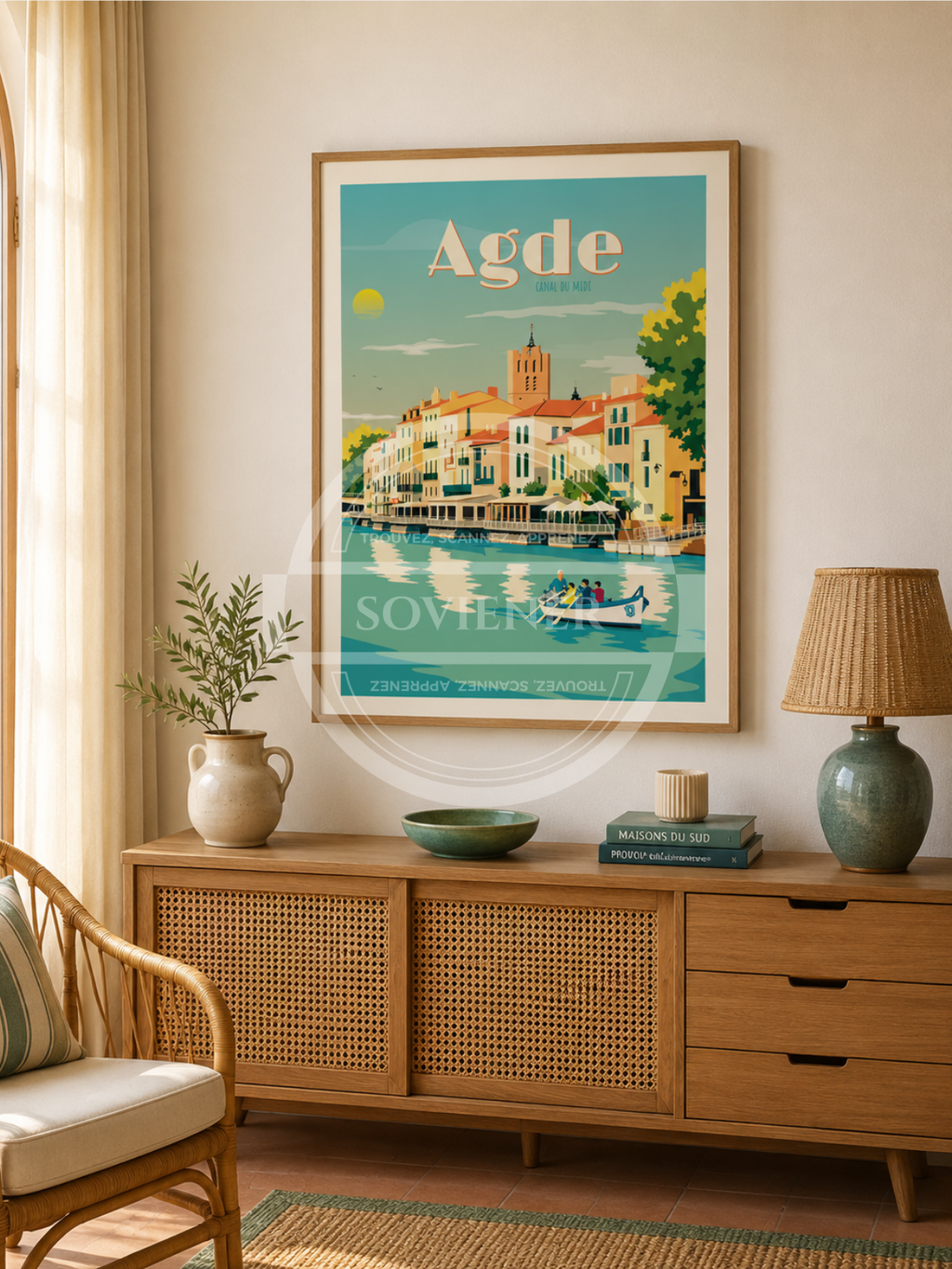 Affiche Agde “Canal du midi“
