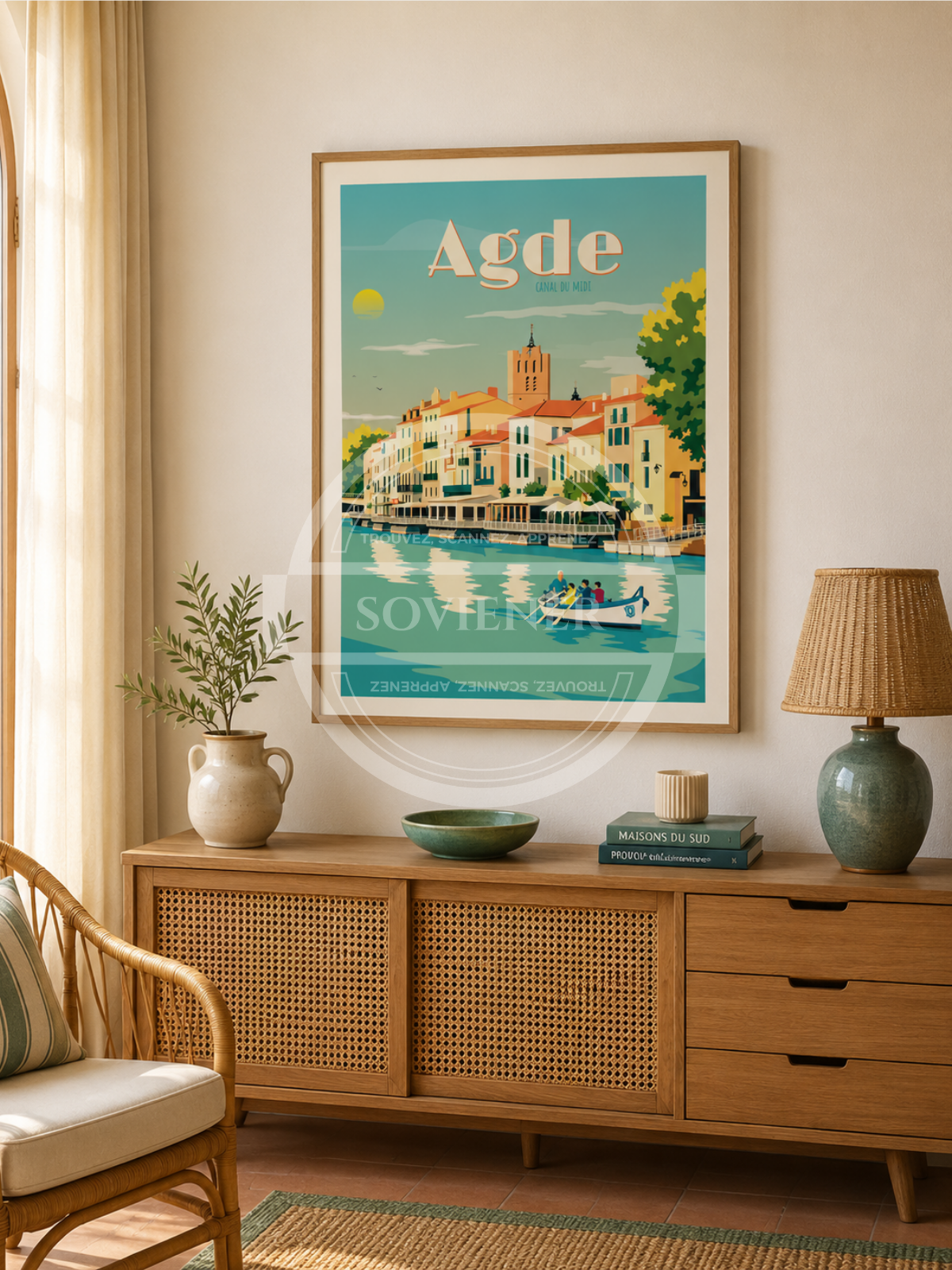 Affiche Agde “Canal du midi“