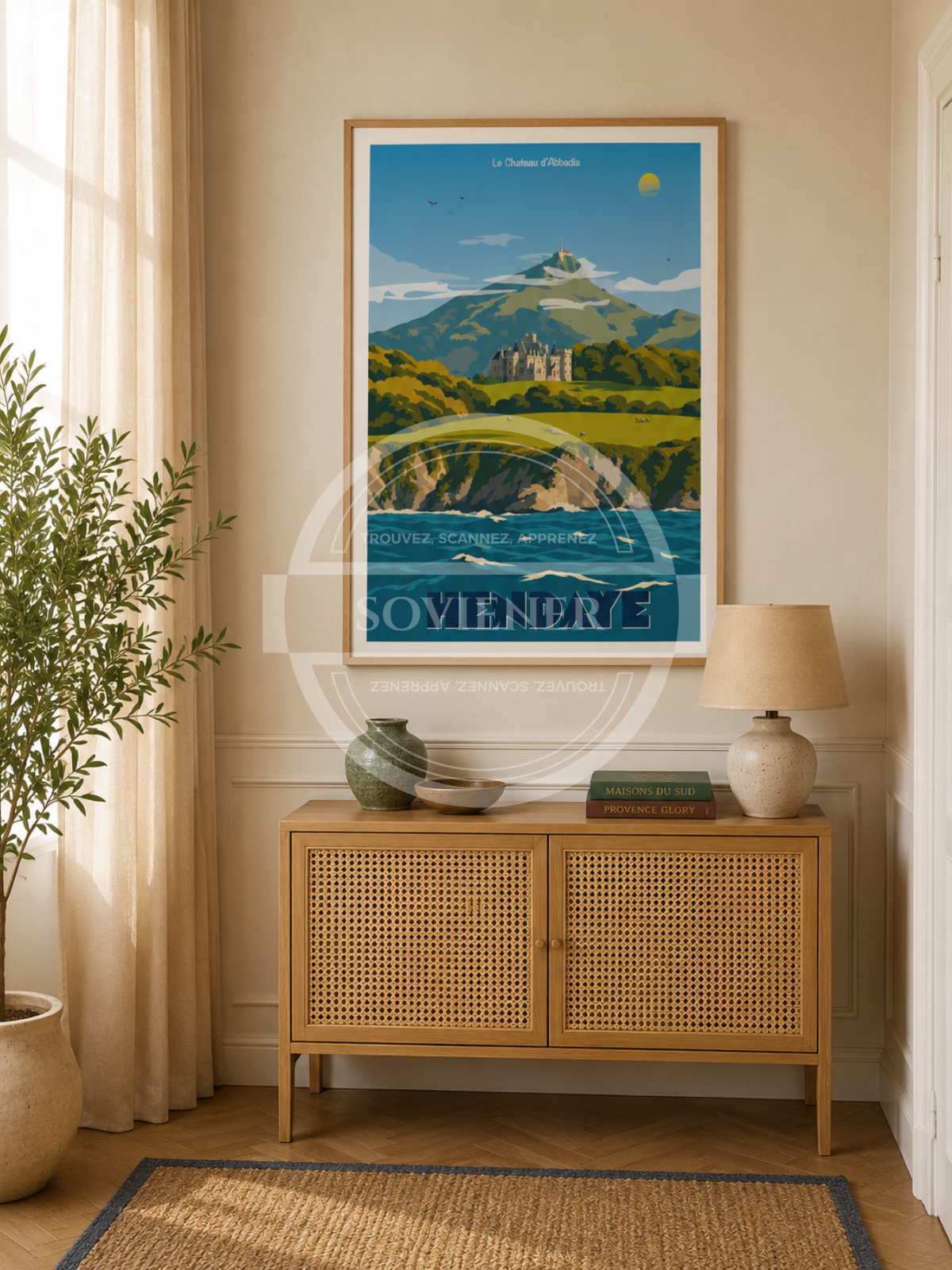 Affiche Hendaye “Le château d’Abbadia“