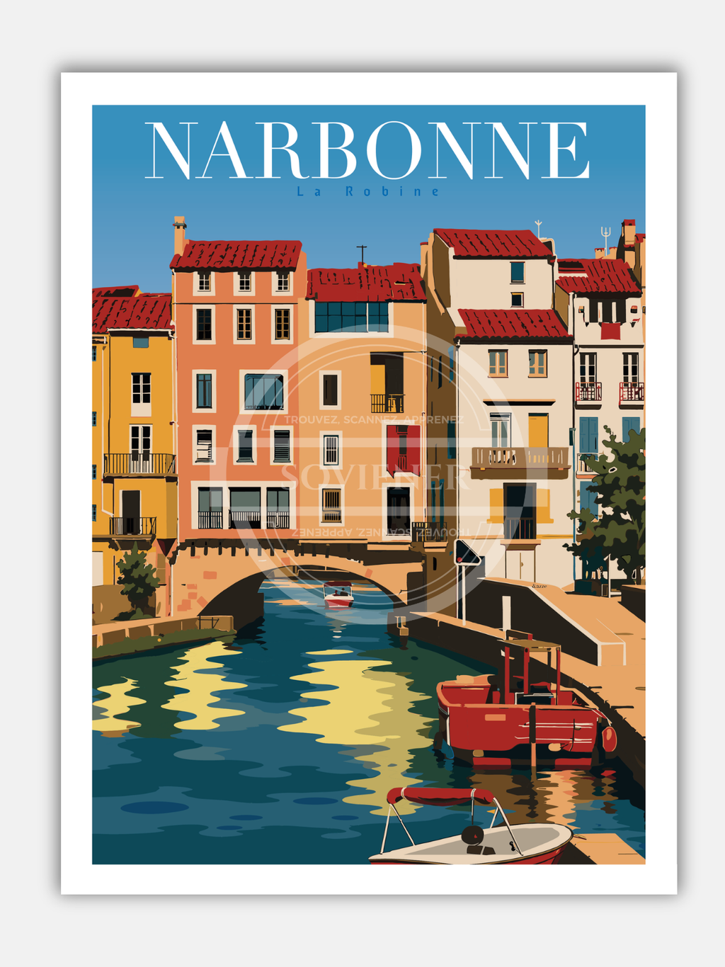 Affiche Narbonne “La Robine“