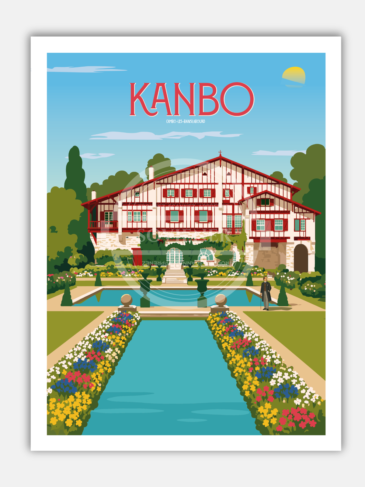 Affiche Kanbo “Cambo-les-bainslabourd“