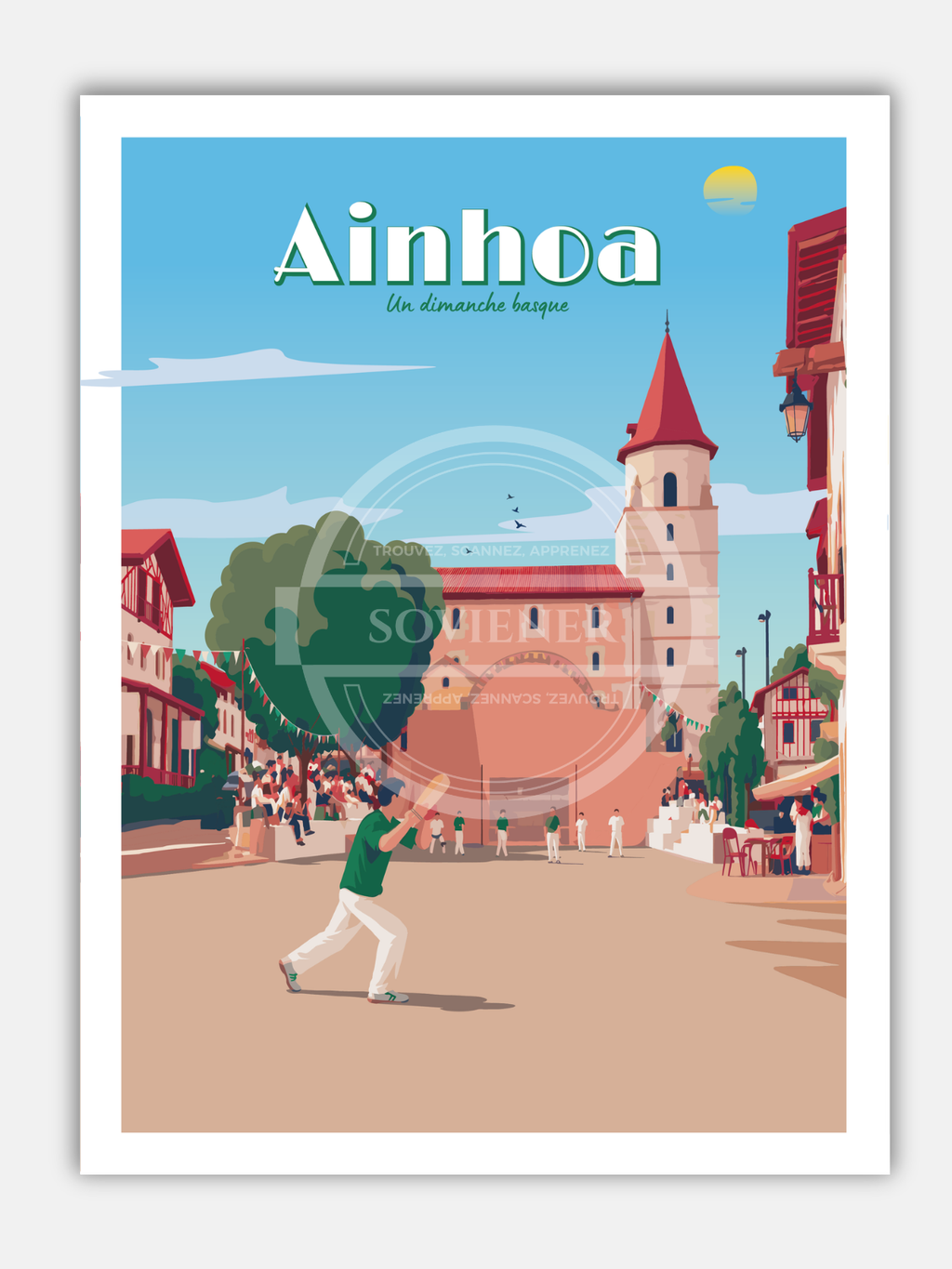 Affiche Ainhoa “Un dimanche basque“