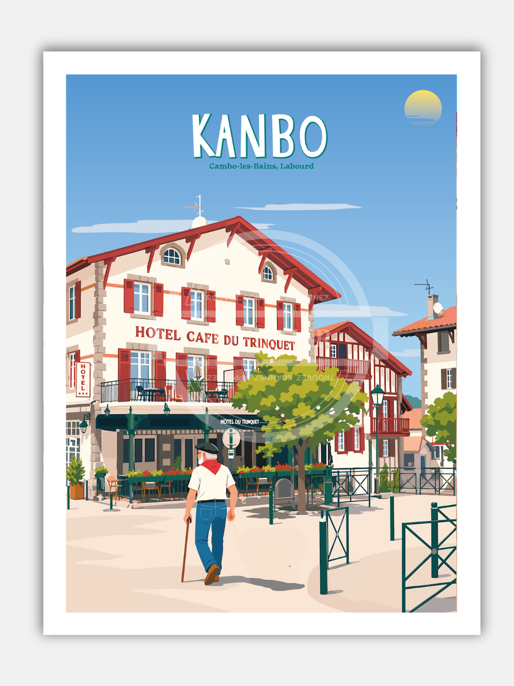 Affiche Kanbo “Cambo-les-bains, Labourd“