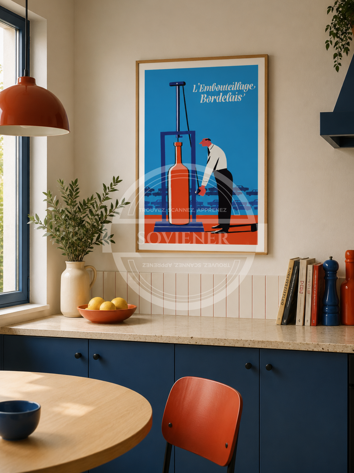 Affiche Bordeaux “L’embouteillage Bordelais“