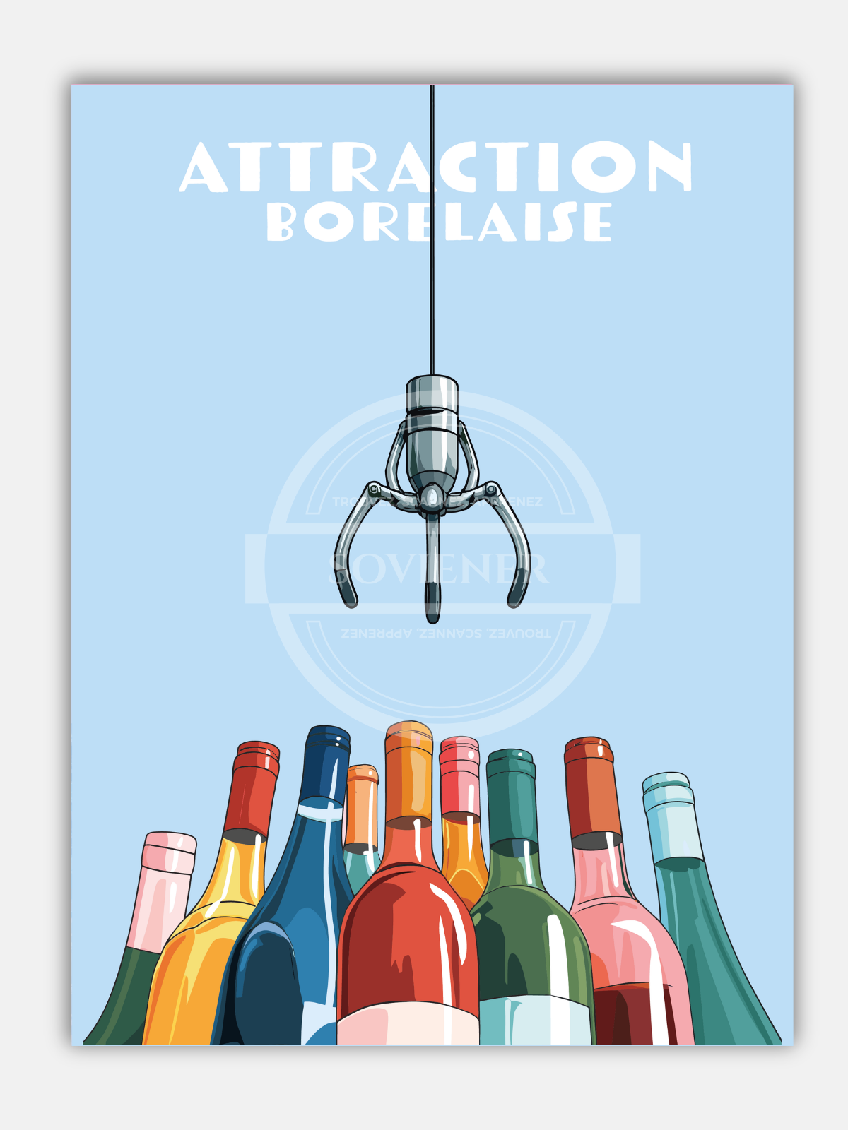 Affiche Bordeaux “Attraction Bordelaise“