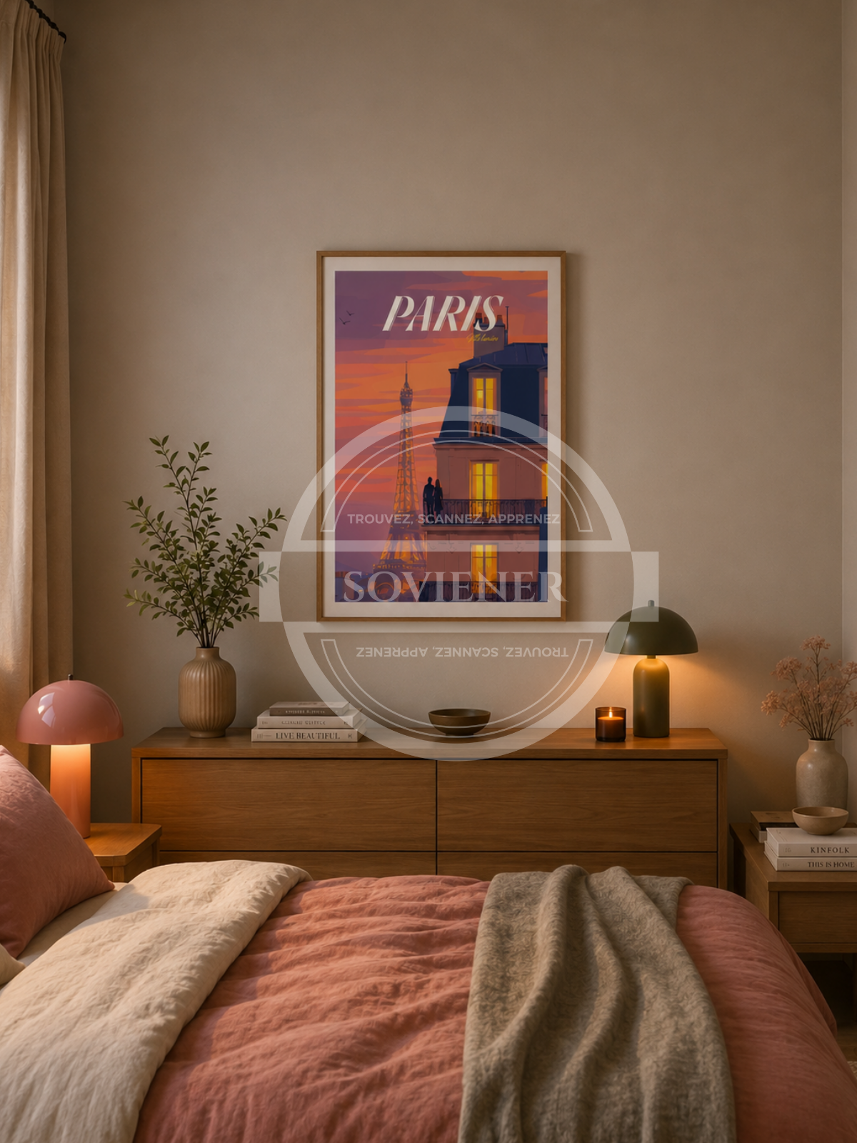 Affiche Paris “ville lumière“