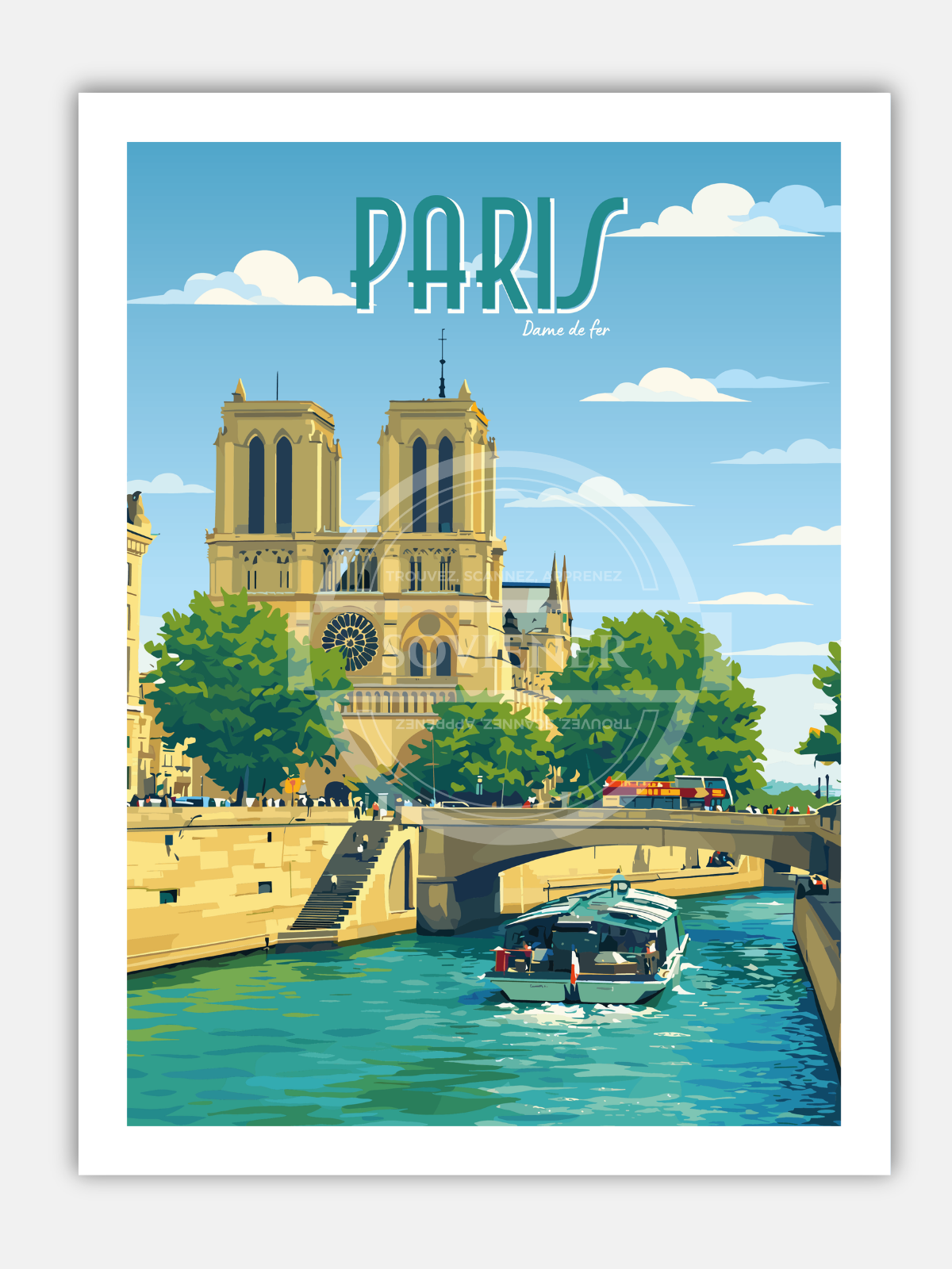 Affiche Paris “Dame de fer“