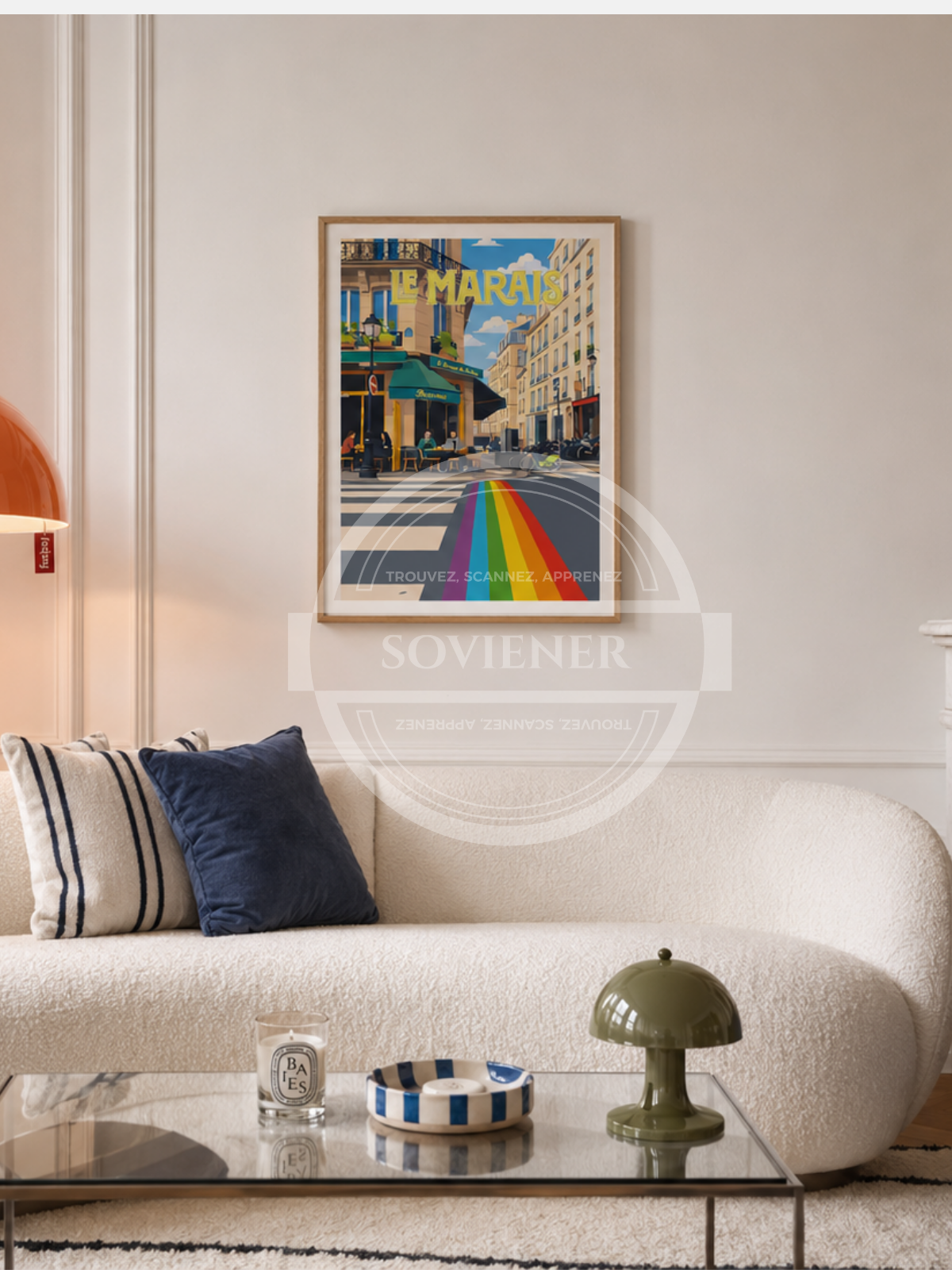 Affiche Paris “Le Marais“