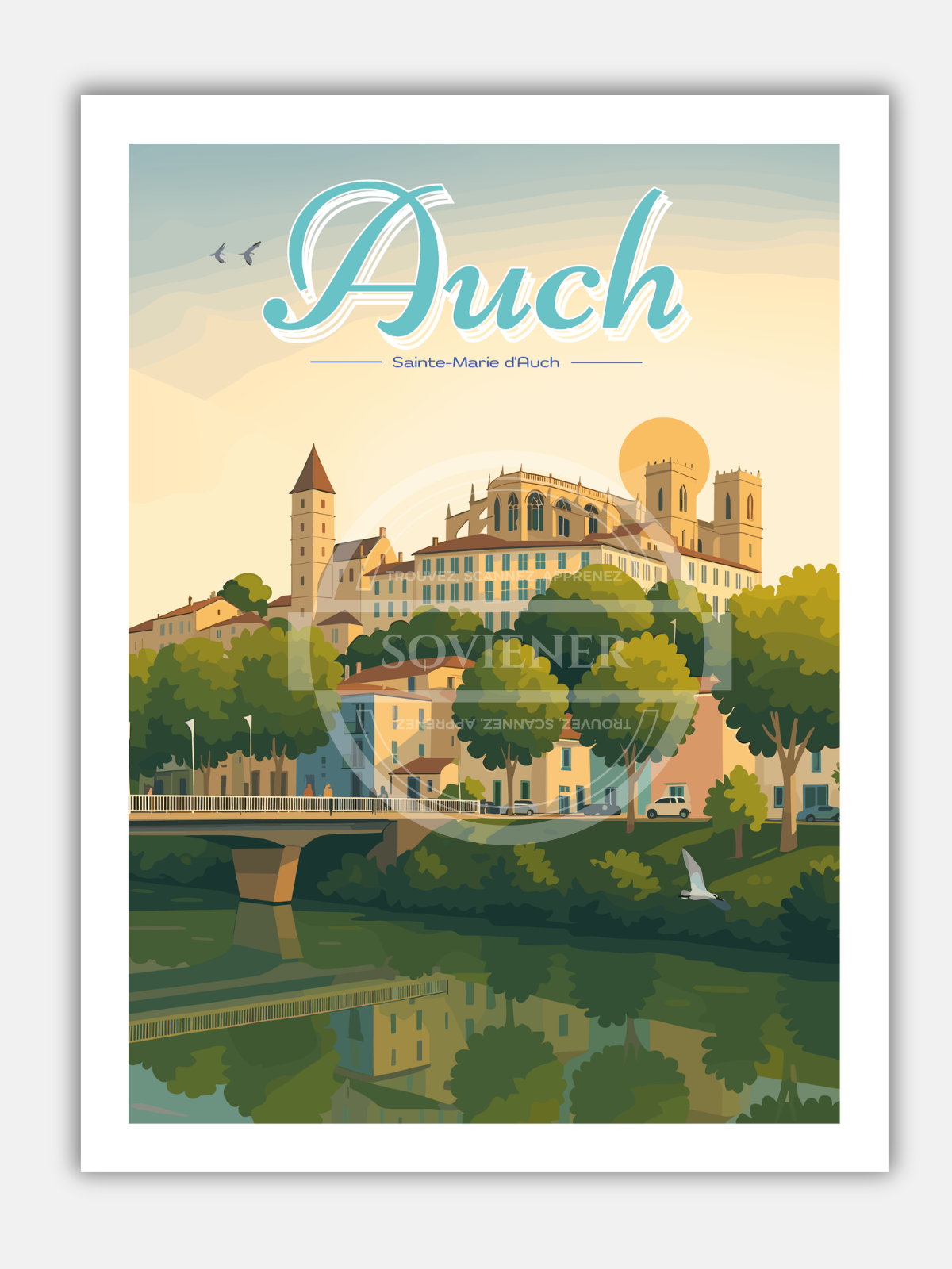 Affiche Auch “Sainte-Marie-d’Auch“