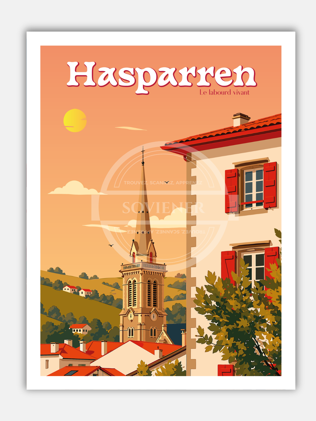 Affiche Hasparren “Le Labourg vivant“